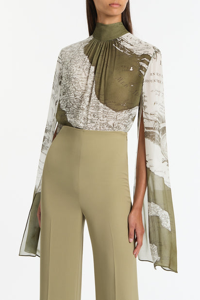 JUNIPER ITALIA SPLIT SLEEVE TOP