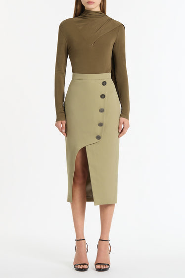 KELP CREPE MONETA SKIRT
