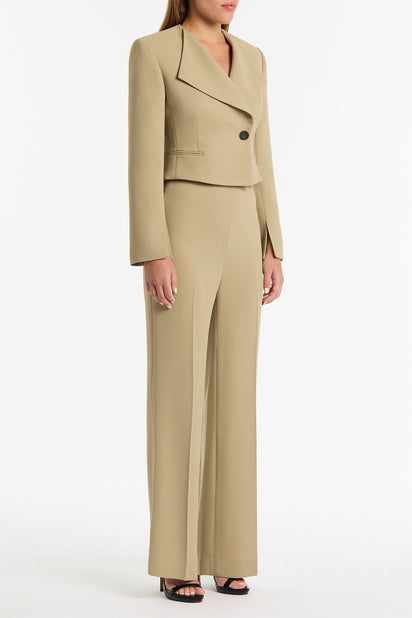 KELP CREPE WAISTED CLASSIC PANT