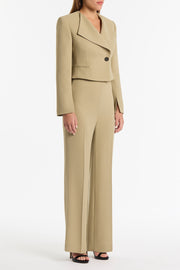 KELP CREPE CROPPED JACKET