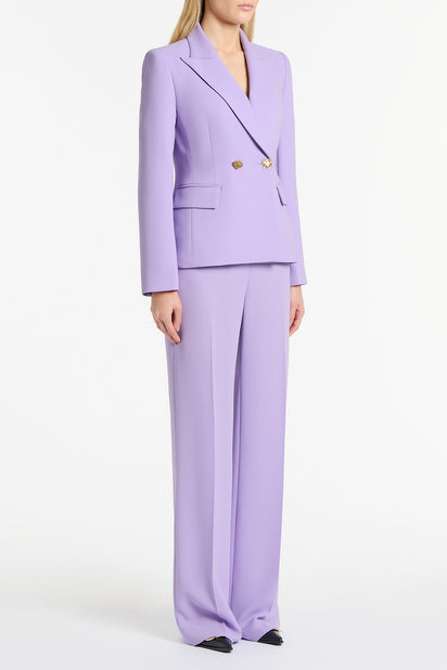 LILAC CREPE WIDE CLASSIC PANT