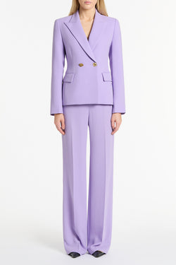 LILAC CREPE WIDE CLASSIC PANT