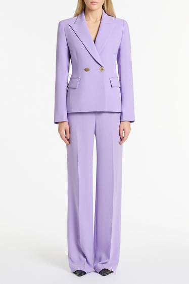 LILAC CREPE WIDE CLASSIC PANT