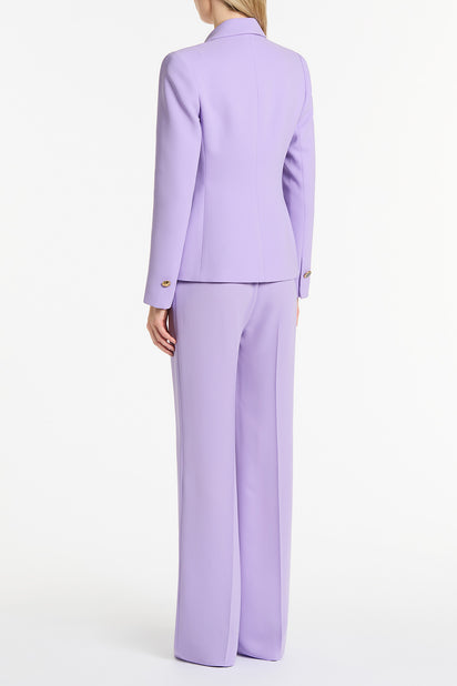 LILAC CREPE WIDE CLASSIC PANT