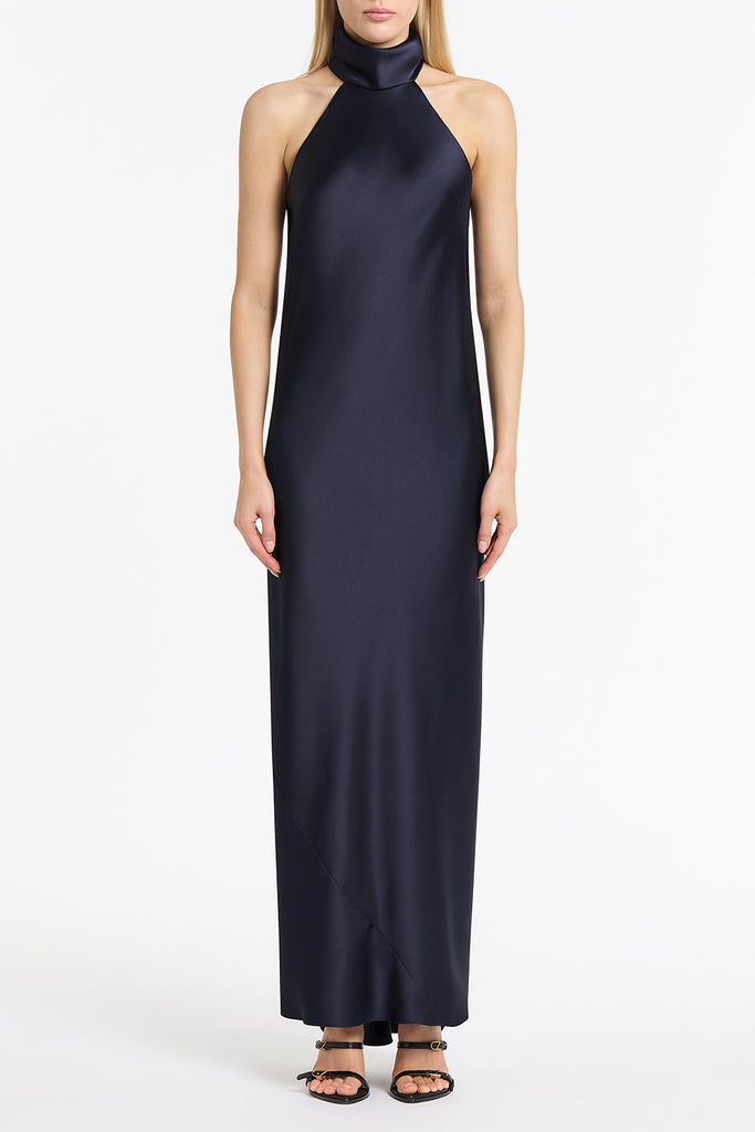 Celeste Bias Satin Dress