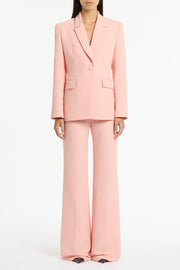 PALE ROSE CREPE SCARF JACKET