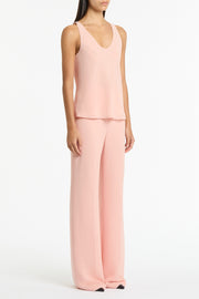 PALE ROSE GEORGETTE SCOOP CAMI