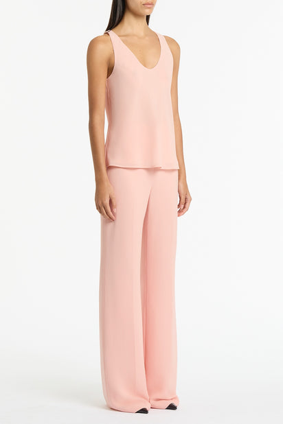 PALE ROSE GEORGETTE SCOOP CAMI