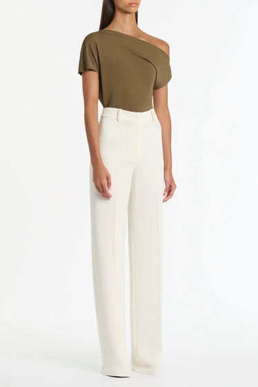 PALM MATTE JERSEY OFF-SHOULDER TOP