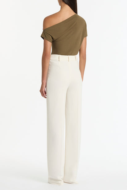 PALM MATTE JERSEY OFF-SHOULDER TOP