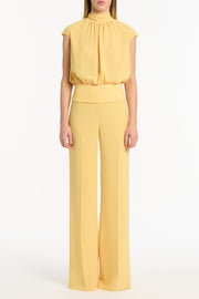 POLLEN CREPE CLASSIC FLARED PANT