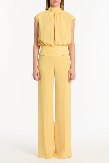 POLLEN CREPE CLASSIC FLARED PANT