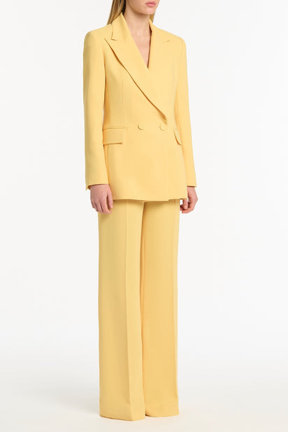 POLLEN CREPE DOUBLE BREASTED RELAXED BLAZER