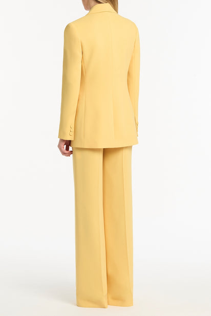 POLLEN CREPE DOUBLE BREASTED RELAXED BLAZER