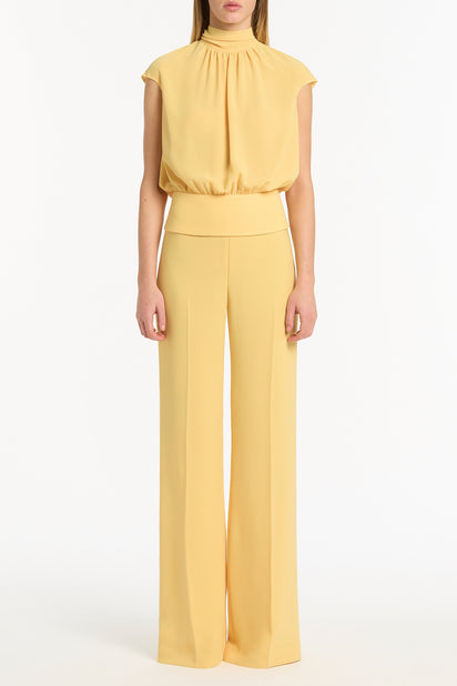 POLLEN GEORGETTE SCARF TOP