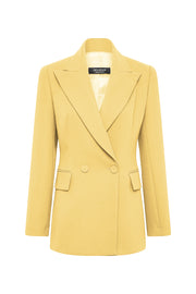 POLLEN CREPE DOUBLE BREASTED RELAXED BLAZER