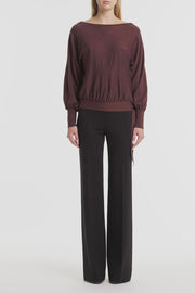 COPPER TIE KNIT TOP