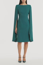 SERPENTINE CREPE LOVERO MIDI DRESS
