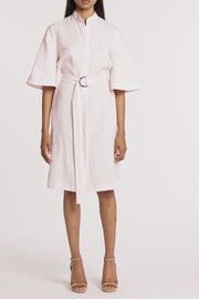 ROSA LINEN BOX SLEEVE SHIRT DRESS