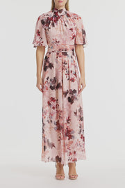 FIORI ETEREA GEORGETTE MAXI DRESS