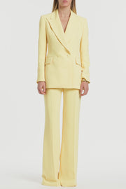 POLLEN CREPE DOUBLE BREASTED RELAXED BLAZER
