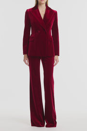 ROUGE VELVET TUXEDO JACKET