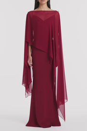 CABERNET GEORGETTE CASCATA WRAP