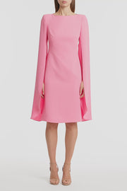 ROSE PINK CREPE LOVERO DRESS