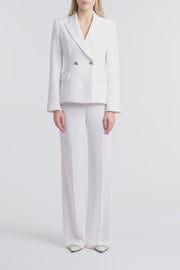 WHITE CREPE ALTURA FLORENCE JACKET