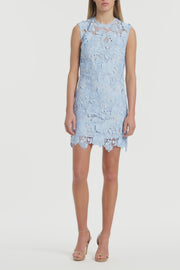 CELESTE 3D LACE SHIFT DRESS