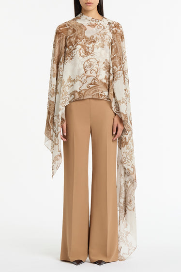 RENAISSANCE GEORGETTE CASCATA WRAP