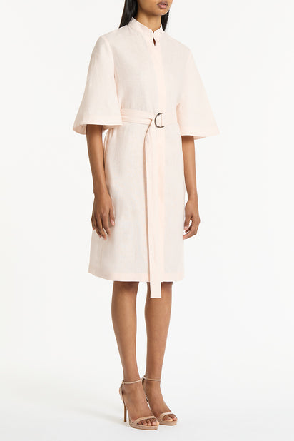 ROSA LINEN BOX SLEEVE SHIRT DRESS