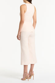 ROSA LINEN V-NECK WRAP TOP