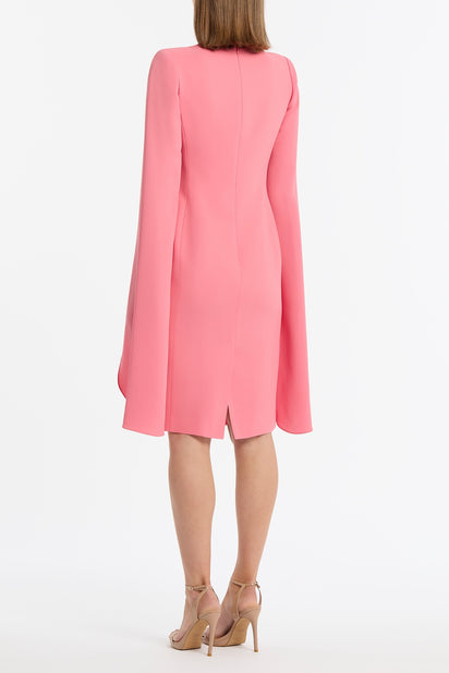ROSE PINK CREPE LOVERO DRESS