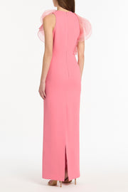 carla zampatti pink dress Carla Zampatti Je'aime Waterfall Dress - New without