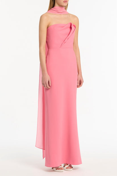 ROSE PINK GEORGETTE SCARF