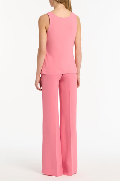 ROSE PINK GEORGETTE SCOOP NECK CAMI