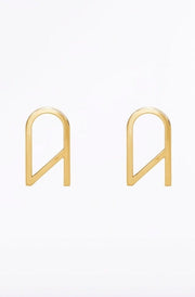 CZ LOGO EARRING LARGE
