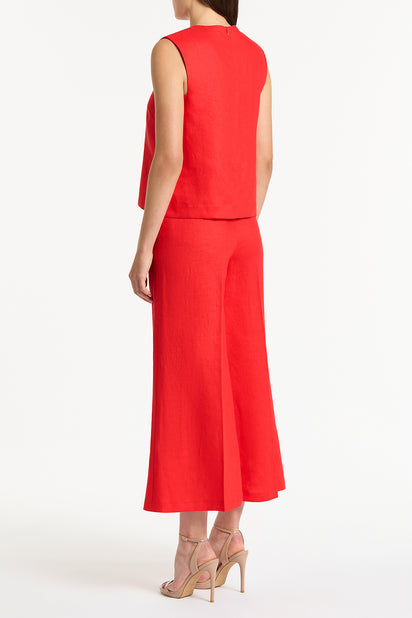 SCARLATTO LINEN TANK TOP