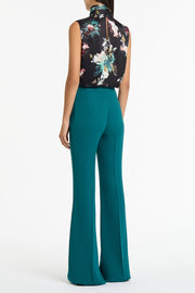 SERPENTINE CREPE BOOTLEG PANT