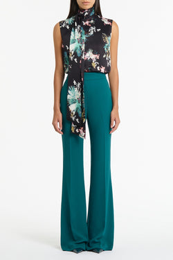 SERPENTINE CREPE BOOTLEG PANT