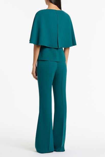 SERPENTINE CREPE CAPE TOP