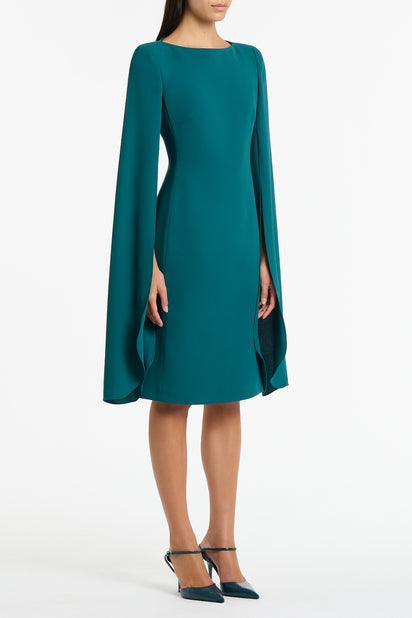 SERPENTINE CREPE LOVERO MIDI DRESS