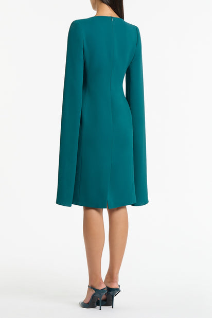 SERPENTINE CREPE LOVERO MIDI DRESS