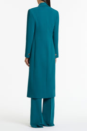 SERPENTINE CREPE SHAWL COLLAR COAT