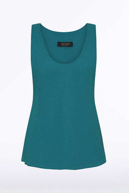 SERPENTINE GEORGETTE SCOOP CAMI