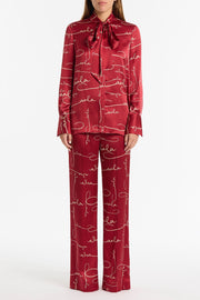 SHIRAZ SIGNATURE SILK PANT