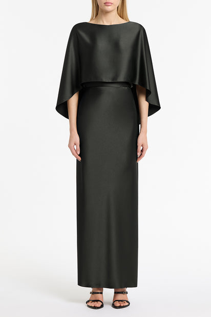STERLING SATIN CAPE TOP