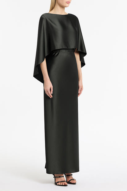 STERLING SATIN CAPE TOP