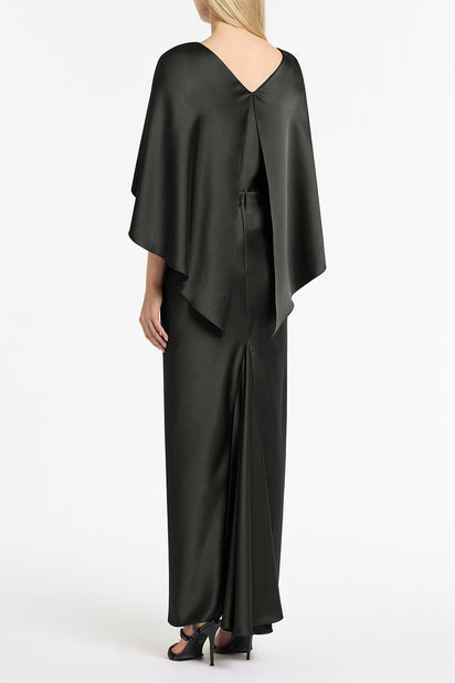 STERLING SATIN CAPE TOP